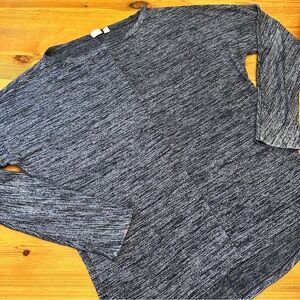 Gap long sleeve panel top scoop neck oversized women M